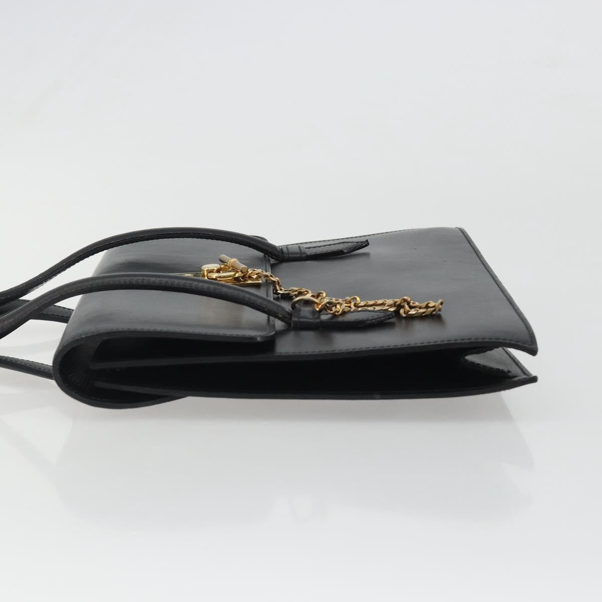 Celine Handbag Leather Black Leather Handbag (Pre-Owned)