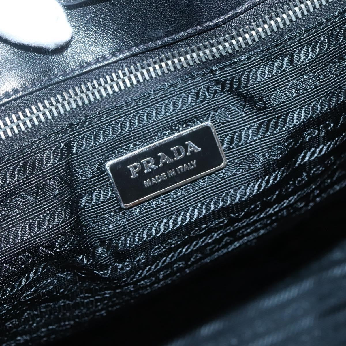 Prada Gaufre Tote Tessuto Black Nylon Bag (Pre-Owned)