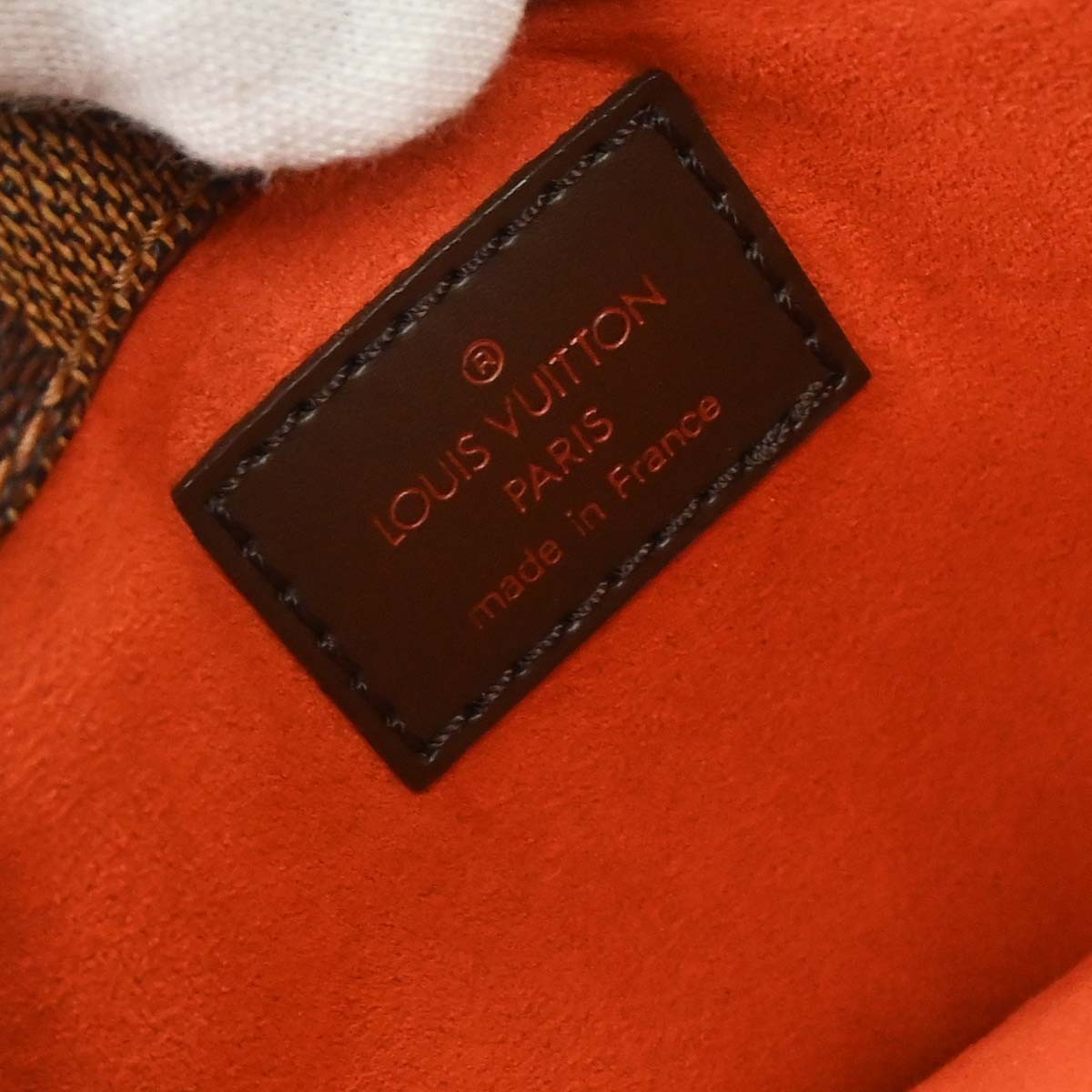 Louis Vuitton Aubagne Damier Ebene Brown Canvas Handbag (Pre-Owned)
