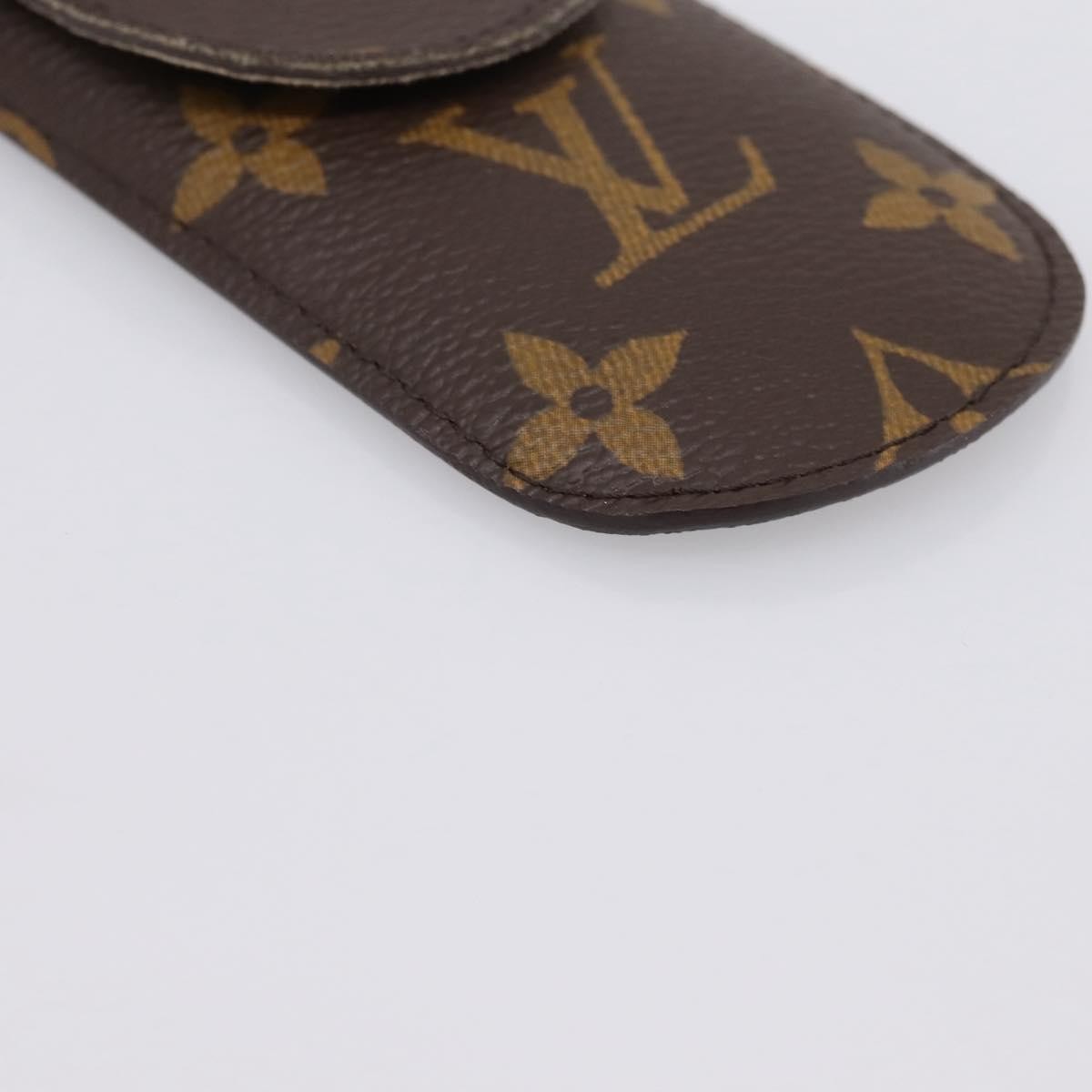 Louis Vuitton Etui À Stylo Canvas Brown Canvas Clutche & Pouche Bag (Pre-Owned)