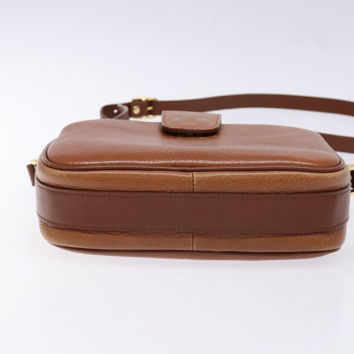 Burberry Shoulder Leather Brown Leather Shoulder Bag Bag (Pre-Owned)