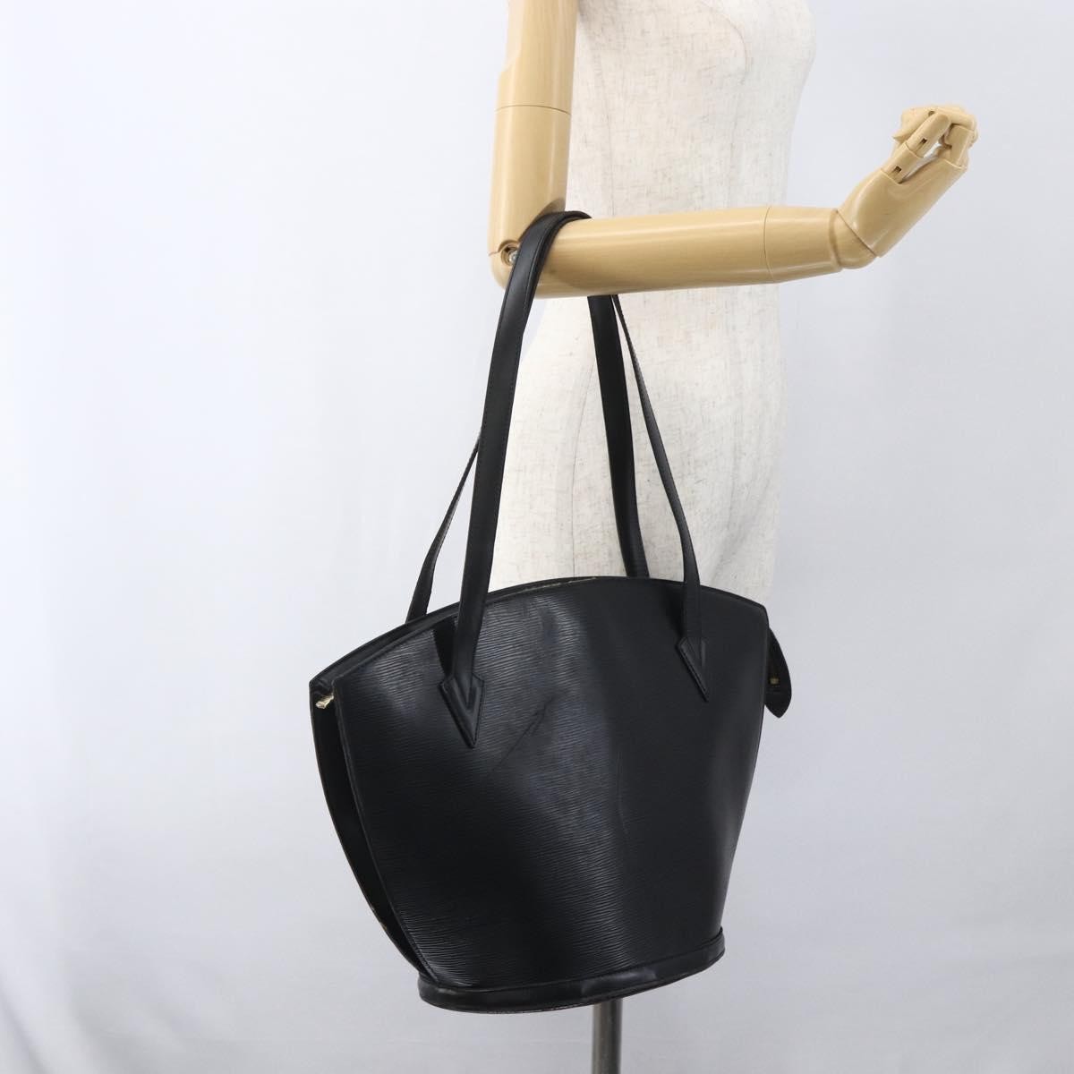 Louis Vuitton Saint Jacques Epi Leather Black Leather Handbag (Pre-Owned)