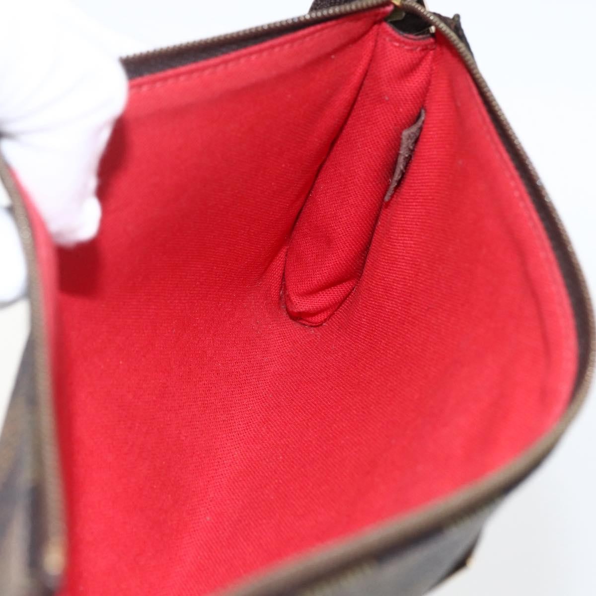 Louis Vuitton Sophie Damier Ebene Brown Canvas Clutche & Pouche Bag (Pre-Owned)