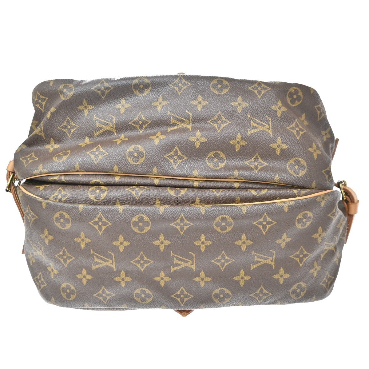 Louis Vuitton Saumur Monogram Canvas Brown Canvas Shoulder Bag Bag (Pre-Owned)