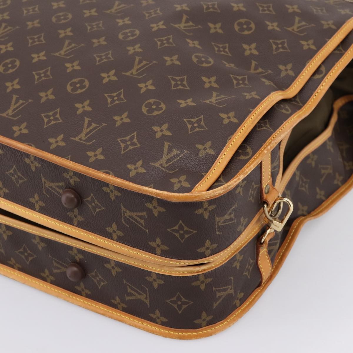 Louis Vuitton Garment Carrier Monogram Canvas Brown Canvas Handbag (Pre-Owned)