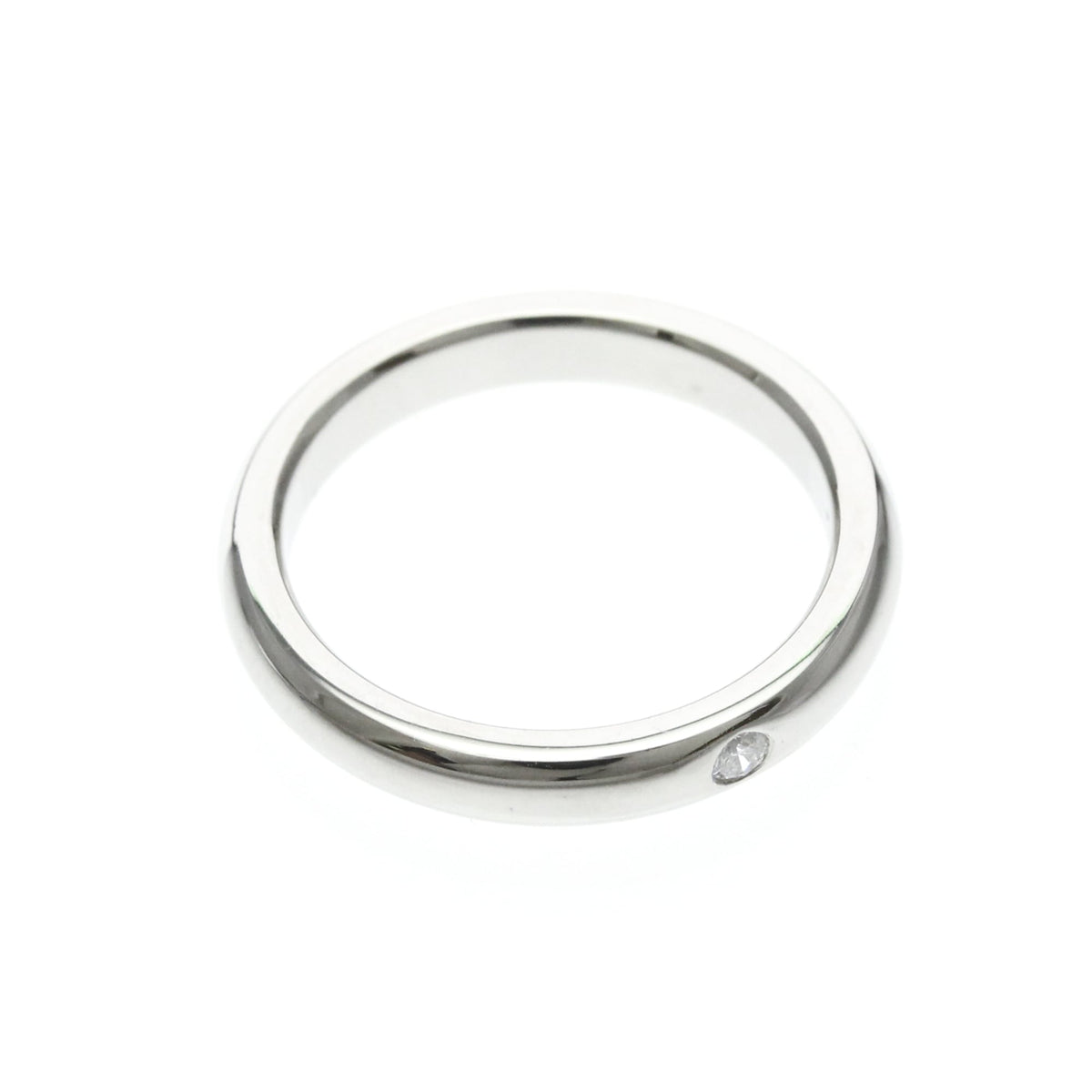 Tiffany & Co. Classic Wedding Band Platinum Silver Platinum Ring Jewelry (Pre-Owned)