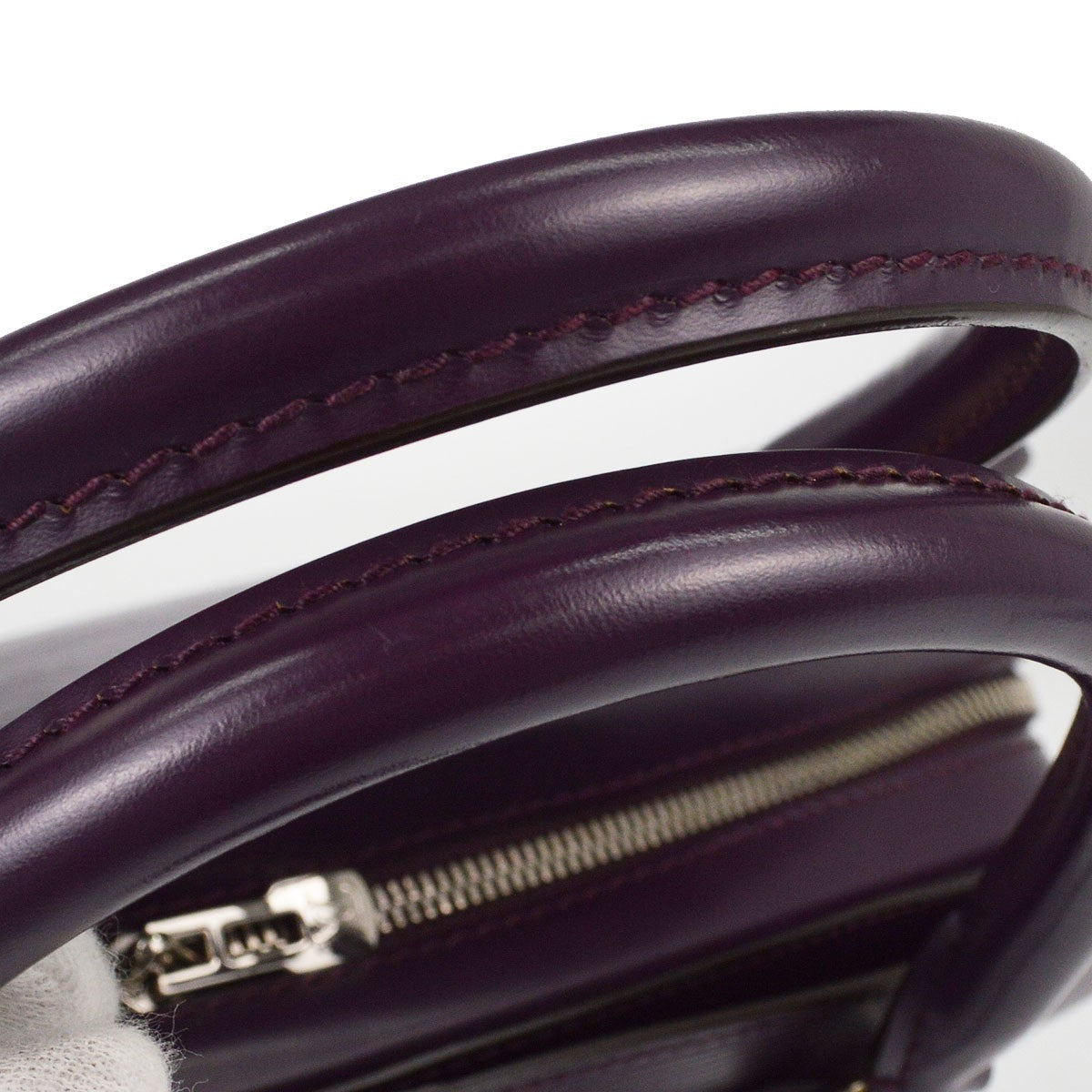 Louis Vuitton Pont Neuf Nm Electric Epi Leather Purple Leather Handbag (Pre-Owned)