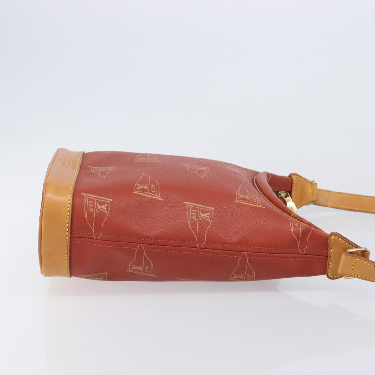 Louis Vuitton Cup Le Touquet Cup Canvas Red Canvas Shoulder Bag Bag (Pre-Owned)
