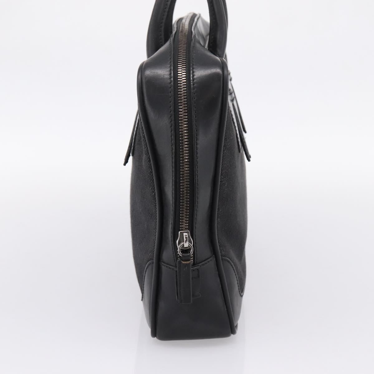 Gucci Gg Supreme Gg Canvas Black Canvas Handbag (Pre-Owned)