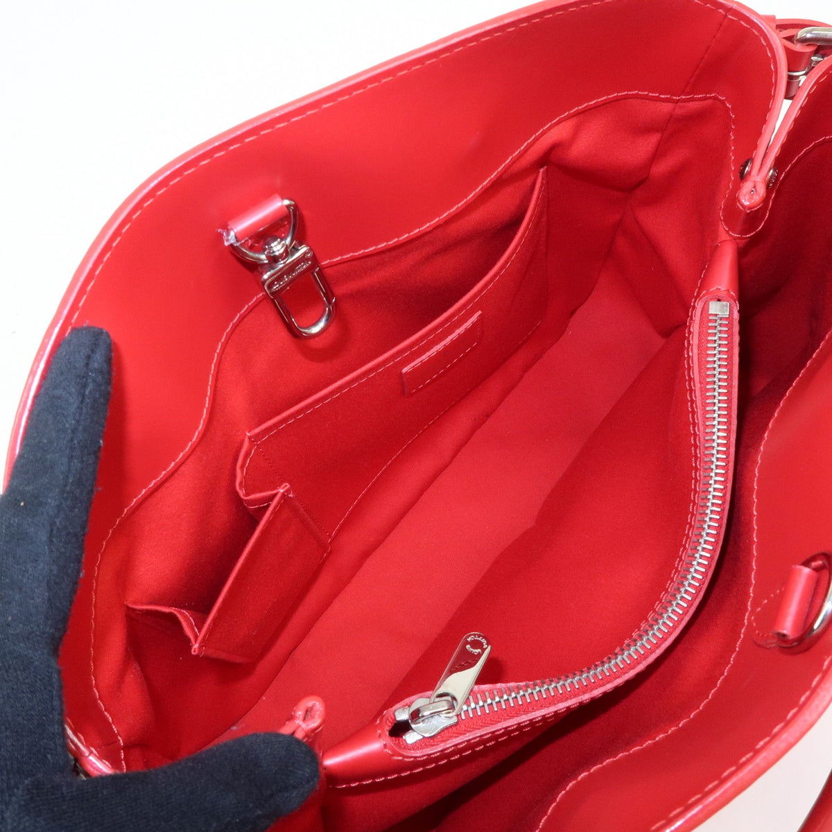 Louis Vuitton Passy Epi Leather Red Leather Tote Bag Bag (Pre-Owned)