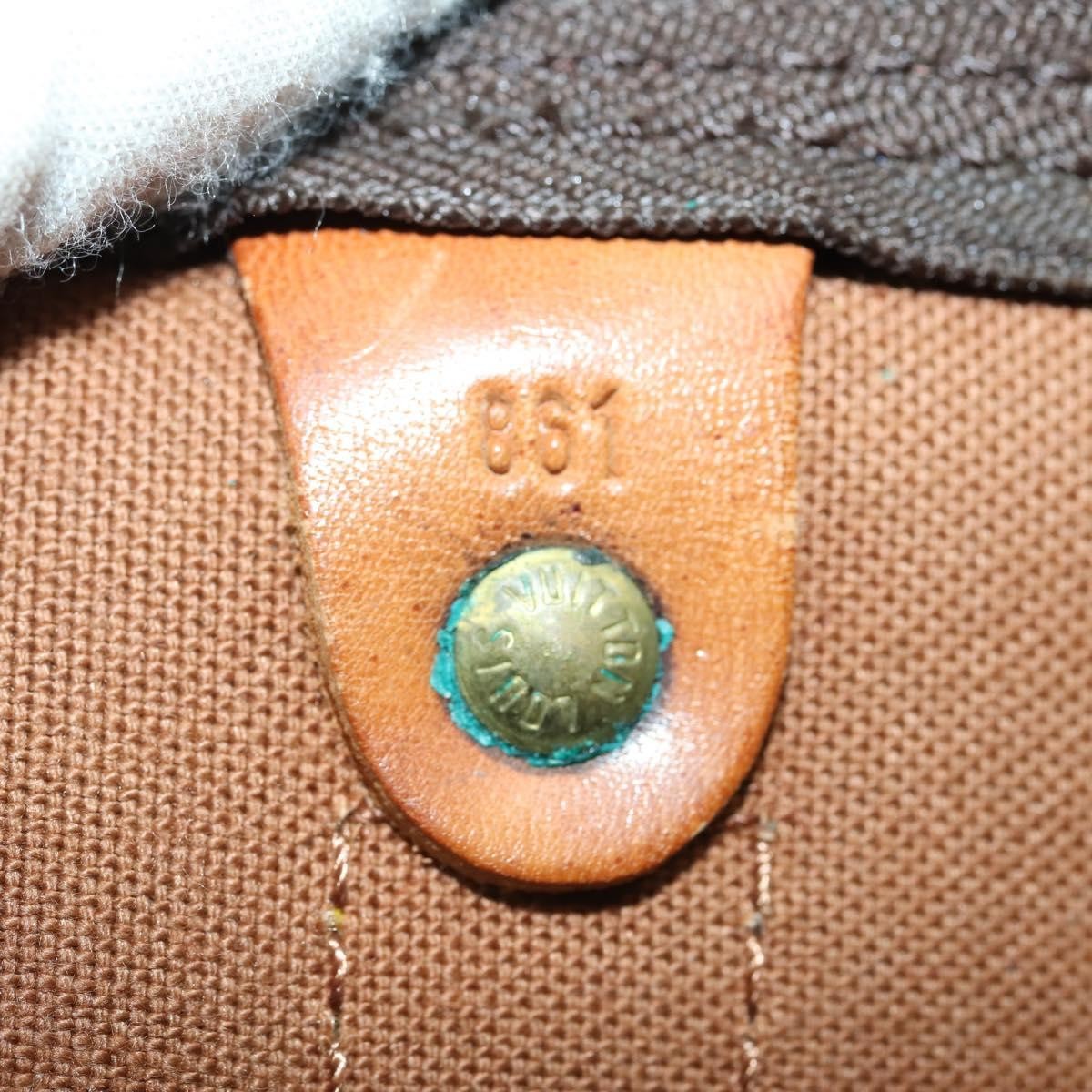 Louis Vuitton Keepall Monogram Canvas Brown Canvas Travel Bag Bag (Pre-Owned)