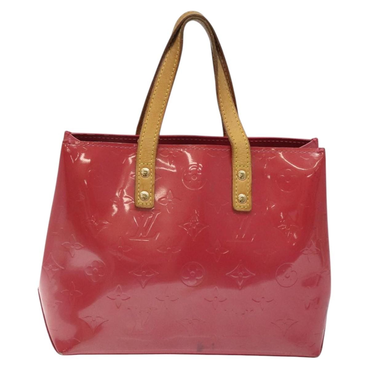 Louis Vuitton Reade Monogram Vernis Pink Patent_Leather Handbag (Pre-Owned)