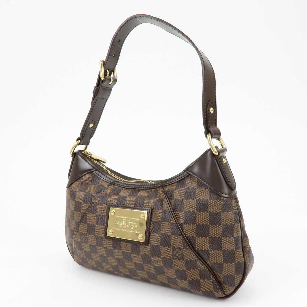 Louis Vuitton Thames Damier Brown Canvas Handbag (Pre-Owned)