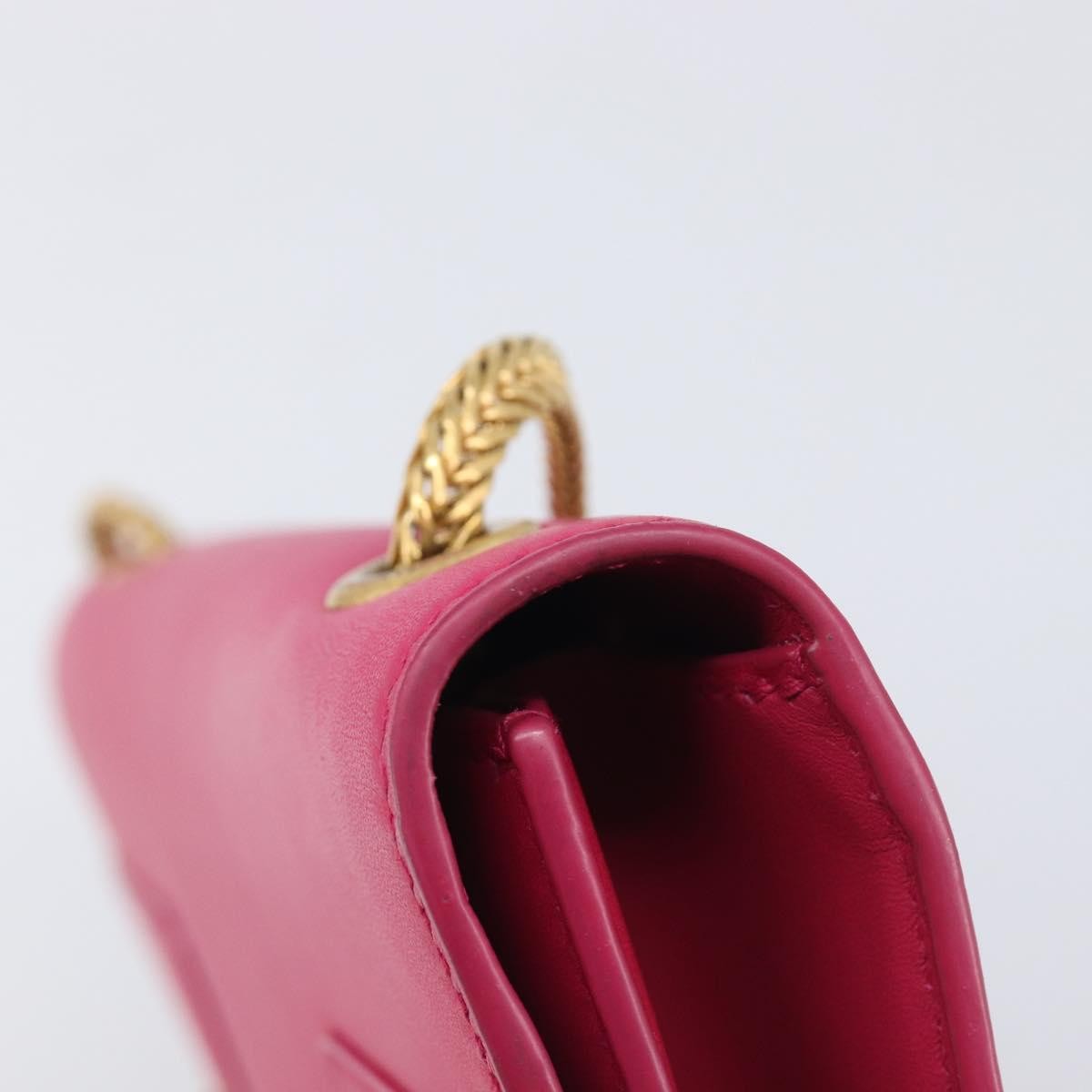 Saint Laurent Betty Leather Pink Leather Handbag (Pre-Owned)