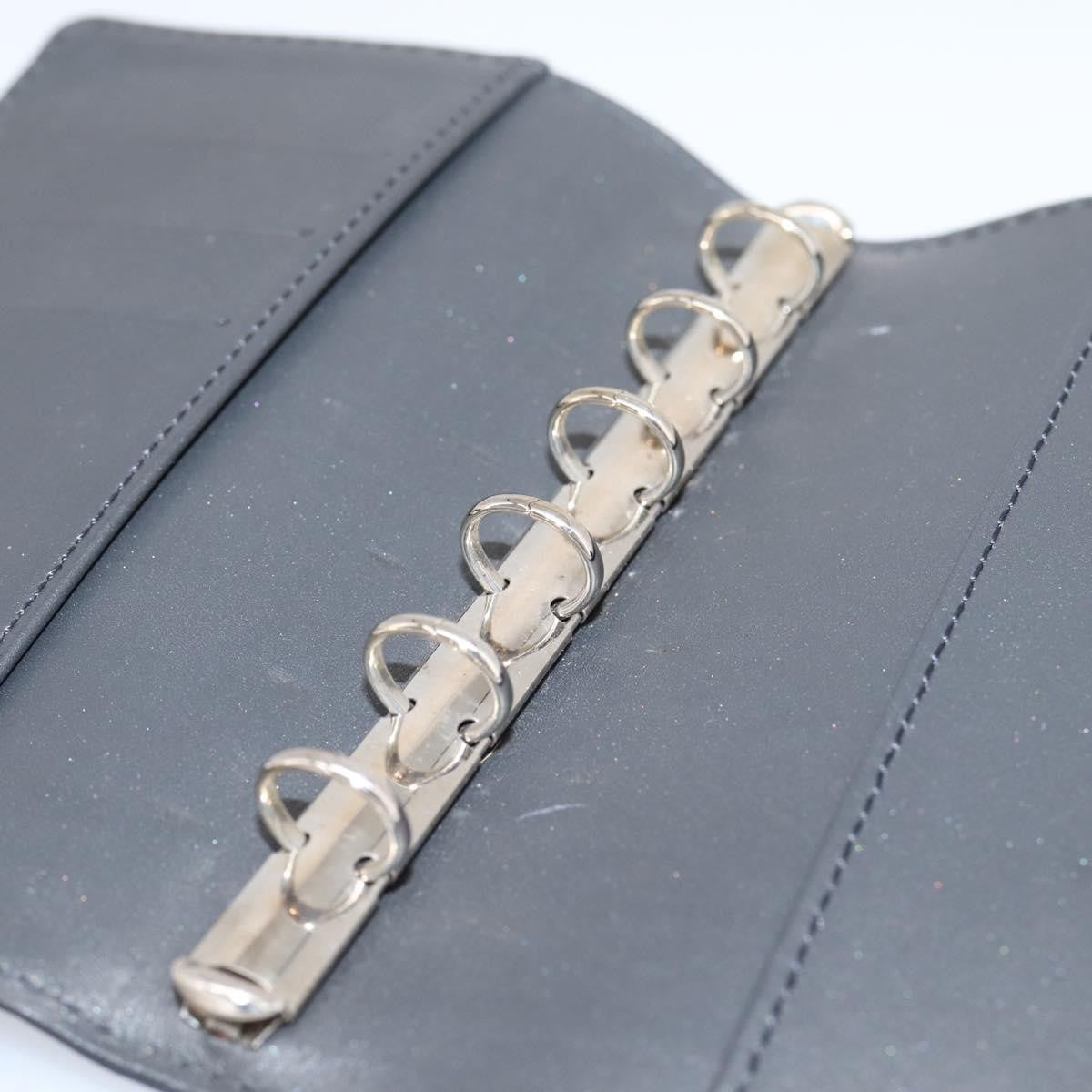 Louis Vuitton Agenda Cover Monogram Empreinte Leather Gray Canvas Wallets Accessory (Pre-Owned)