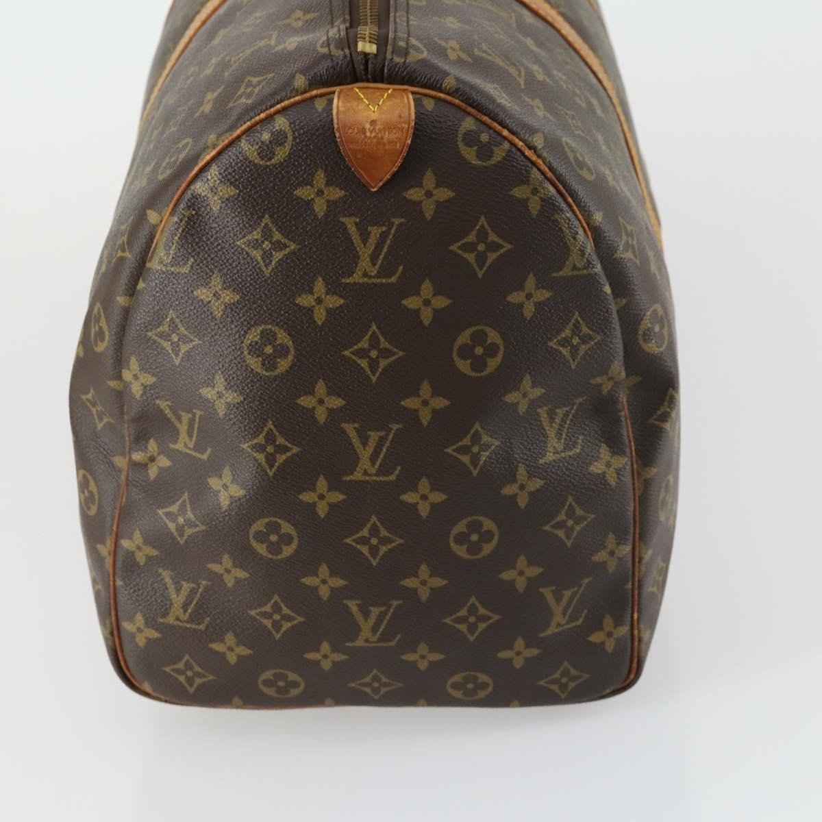 Louis Vuitton Keepall Monogram Canvas Brown Canvas Travel Bag Bag (Pre-Owned)
