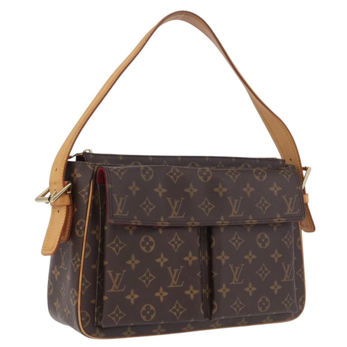 Louis Vuitton Viva Cite Monogram Canvas Brown Canvas Handbag (Pre-Owned)