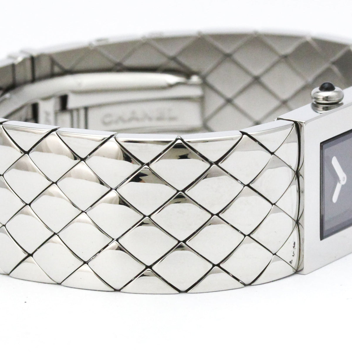 Chanel Matelasse Quartz Stainless Steel Watch (Pre-Owned)