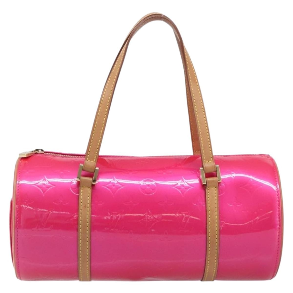 Louis Vuitton Bedford Monogram Vernis Pink Patent_Leather Handbag (Pre-Owned)