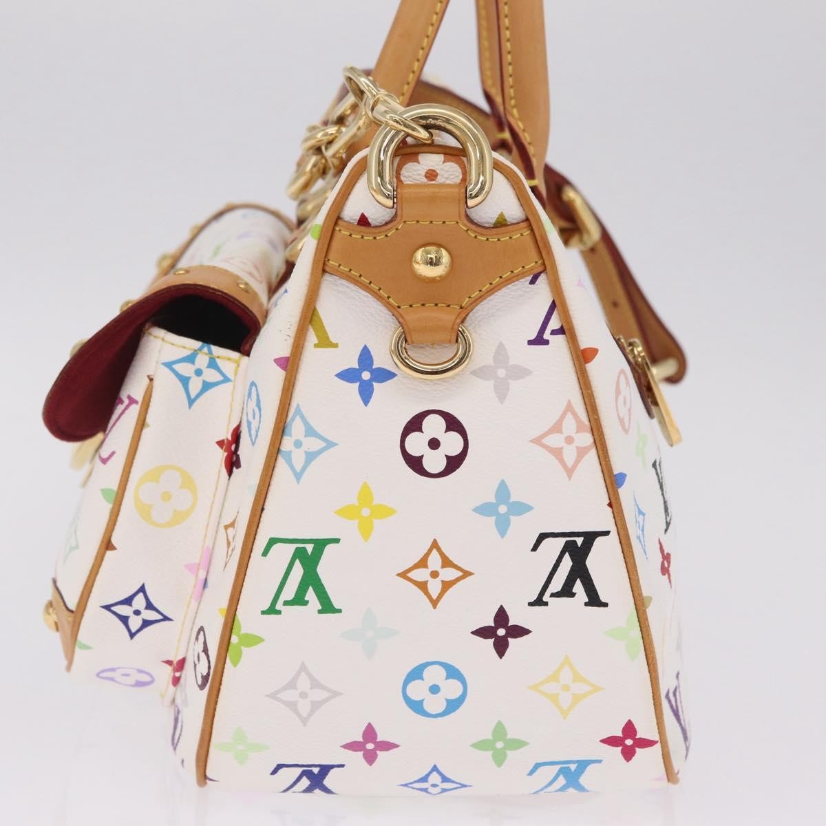 Louis Vuitton Rita Monogram Multicolor White Canvas Handbag (Pre-Owned)