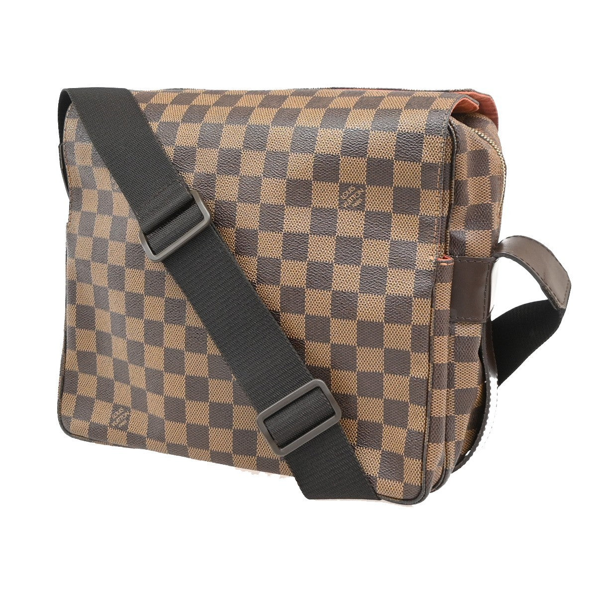 Louis Vuitton Naviglio Damier Brown Canvas Handbag (Pre-Owned)