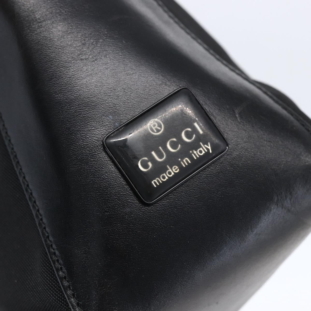 Gucci Vintage Gg Canvas Black Canvas Shoulder Bag Bag (Pre-Owned)