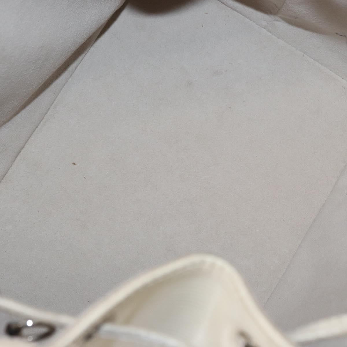 Louis Vuitton Petit Noe Epi Leather White Leather Shoulder Bag Bag (Pre-Owned)