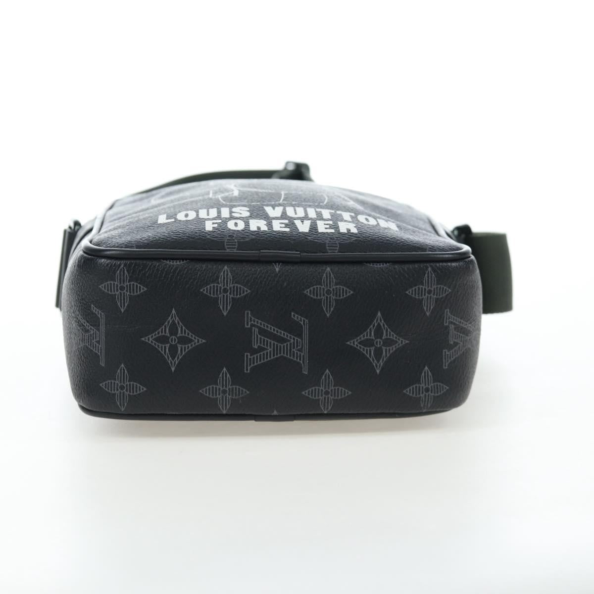 Louis Vuitton Danube Limited Edition Vivienne Monogram Eclipse Black Canvas Shoulder Bag Bag (Pre-Owned)