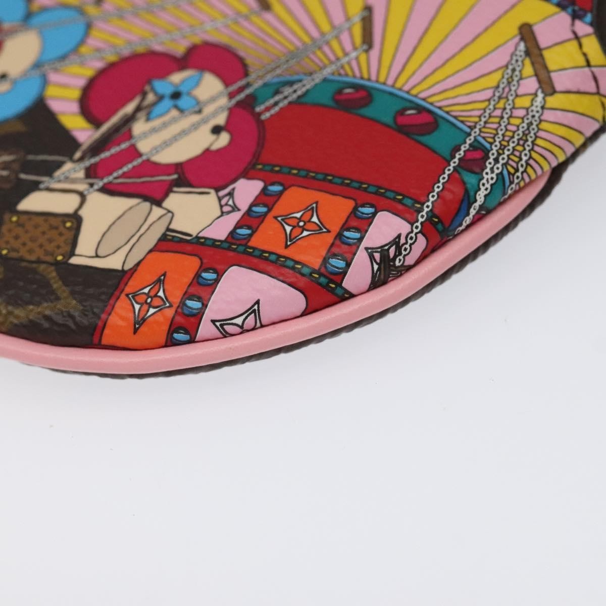 Louis Vuitton Round Coin Purse Limited Edition Vivienne Xmas Monogram Canvas Multicolour Canvas Wallets Accessory (Pre-Owned)