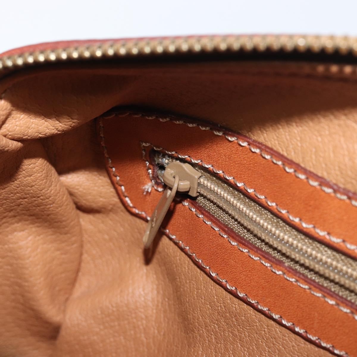 Celine Vintage Macadam Canvas And Leather Brown Pvc Handbag (Pre-Owned)