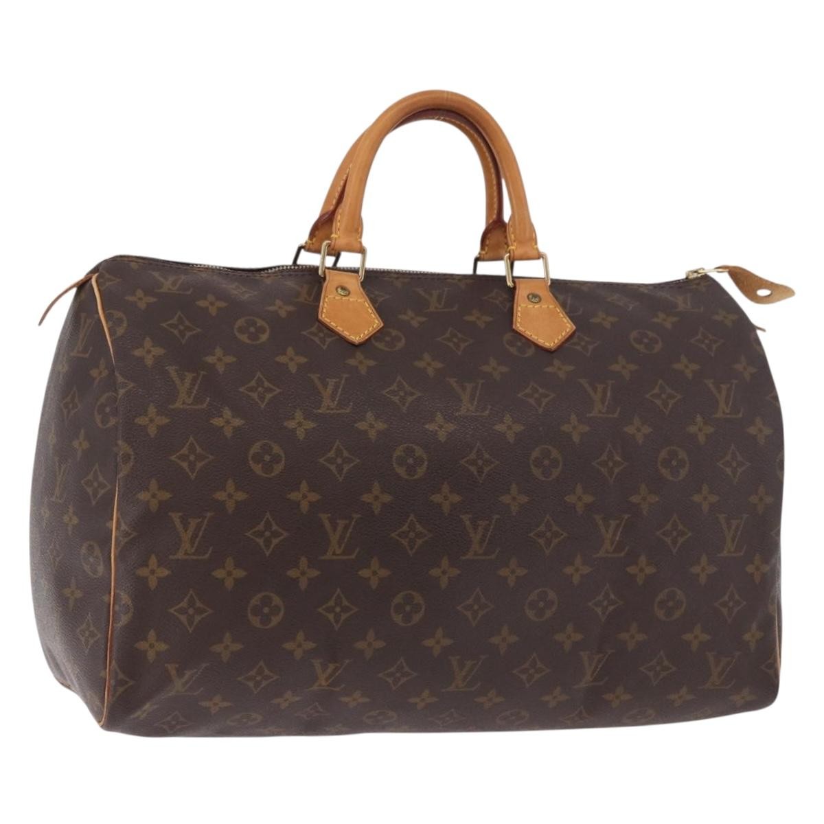 Louis Vuitton Speedy Monogram Canvas Brown Canvas Handbag (Pre-Owned)