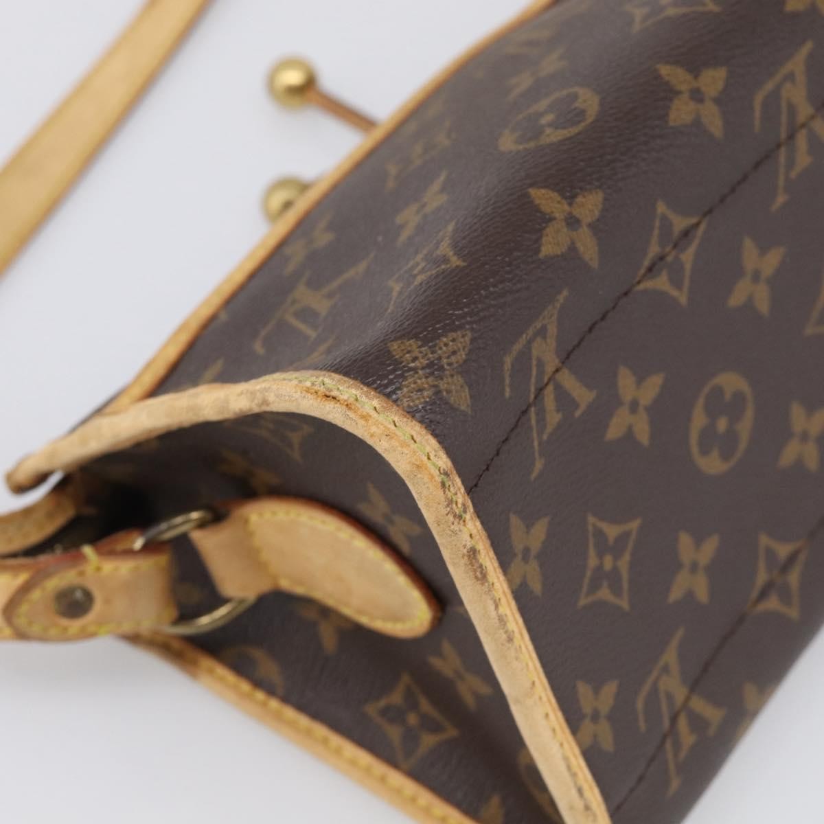Louis Vuitton Popincourt Monogram Canvas Brown Canvas Shoulder Bag Bag (Pre-Owned)
