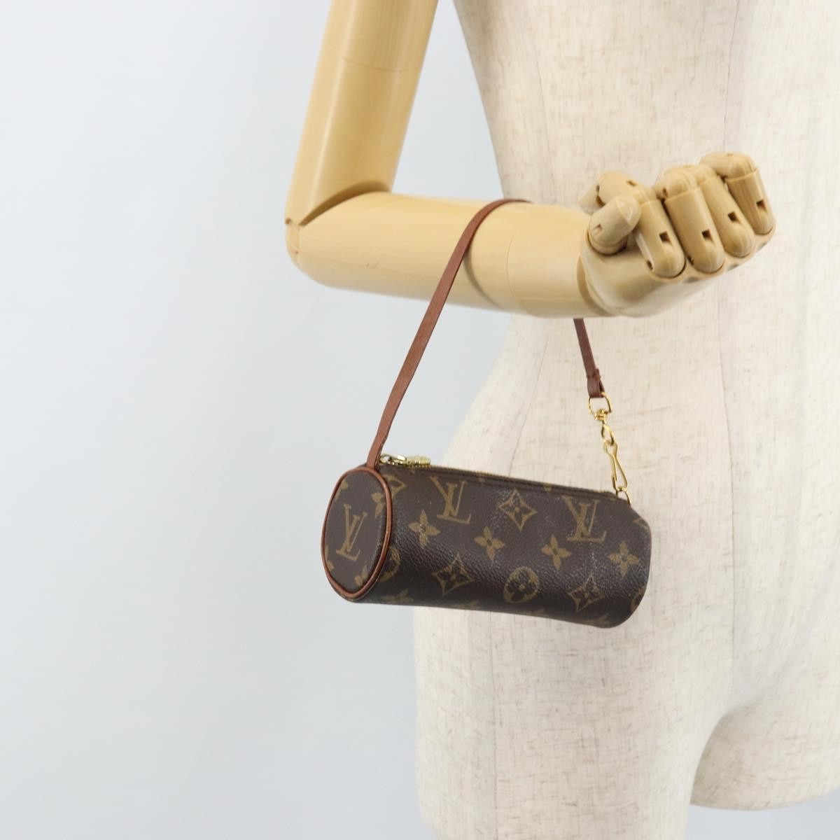 Louis Vuitton Papillon Pochette Monogram Canvas Brown Canvas Clutche & Pouche Bag (Pre-Owned)