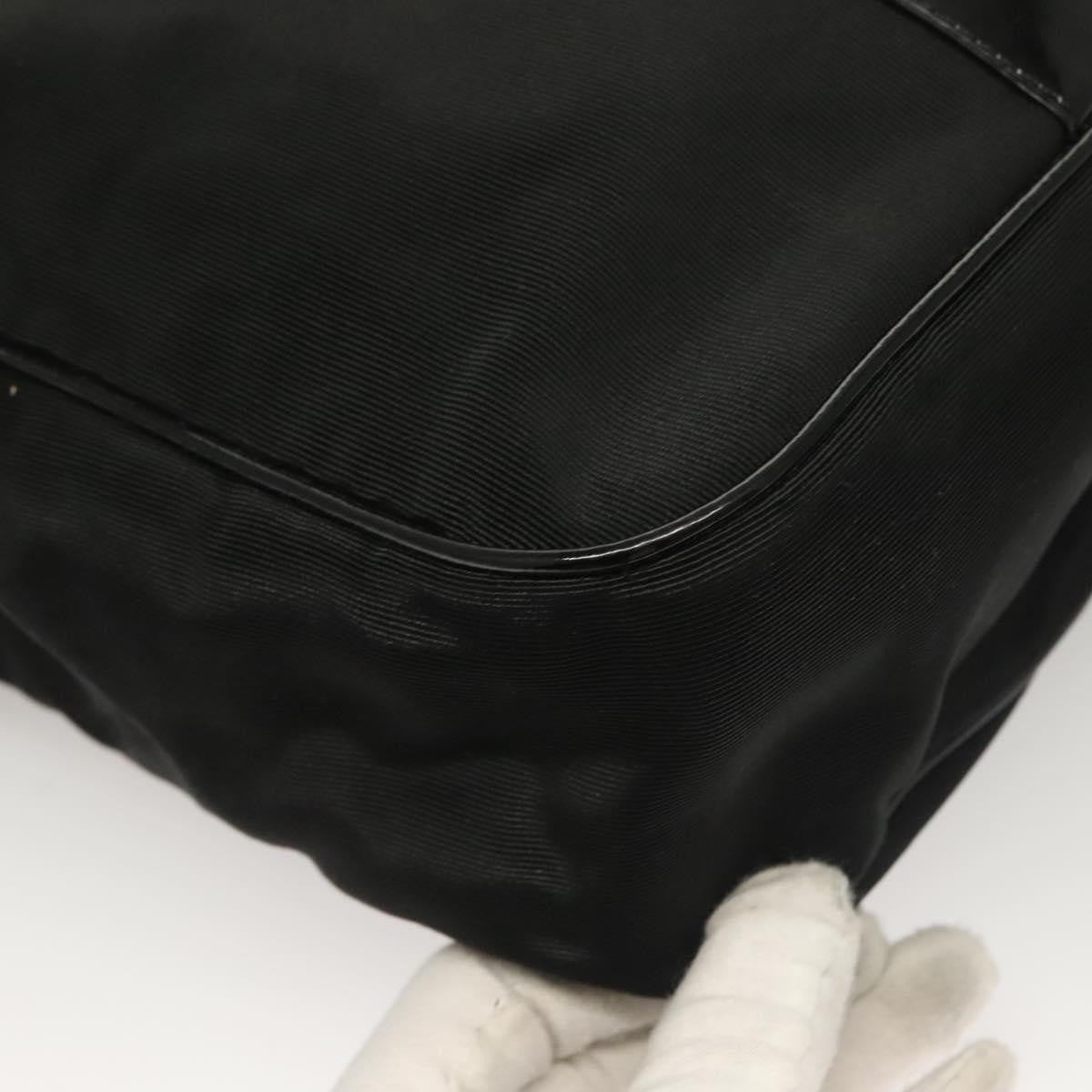 Salvatore Ferragamo Vala Tote Nylon Black Nylon Tote Bag Bag (Pre-Owned)