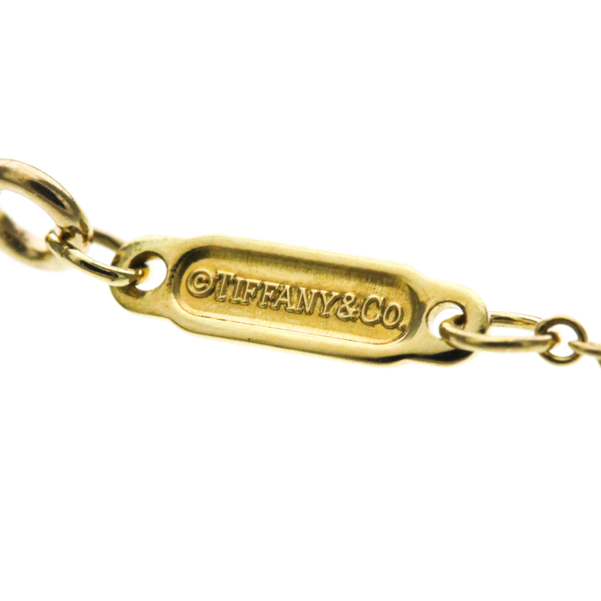 Tiffany & Co. T Smile Pendant 18K Yellow Gold Gold Yellow_Gold Necklace Jewelry (Pre-Owned)