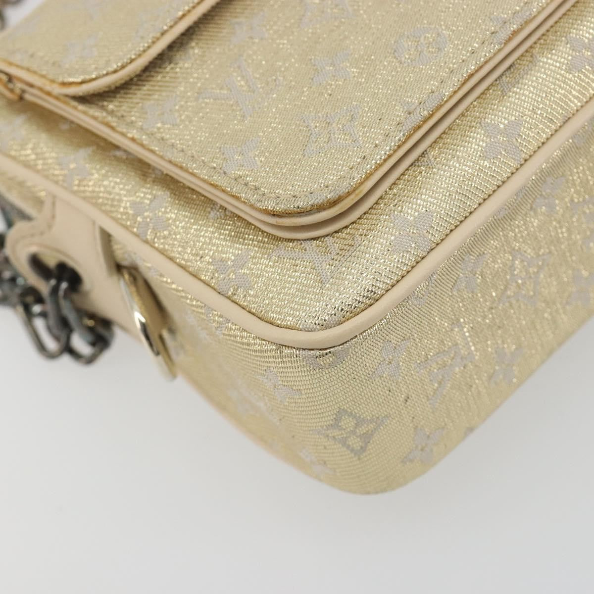 Louis Vuitton Mckenna Mini Lin Gold Canvas Shoulder Bag Bag (Pre-Owned)