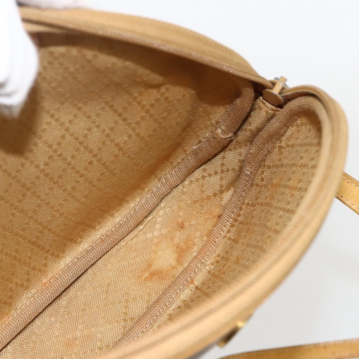 Gucci Micro Gg Supreme Gg Canvas Beige Pvc Shoulder Bag Bag (Pre-Owned)