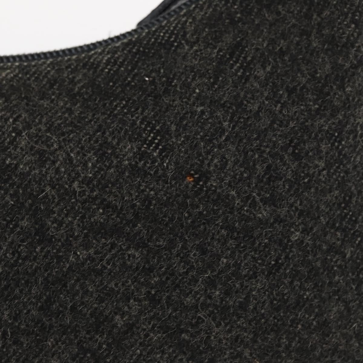 Prada Re-Edition 2000 Hobo Wool Gray Wool Handbag (Pre-Owned)