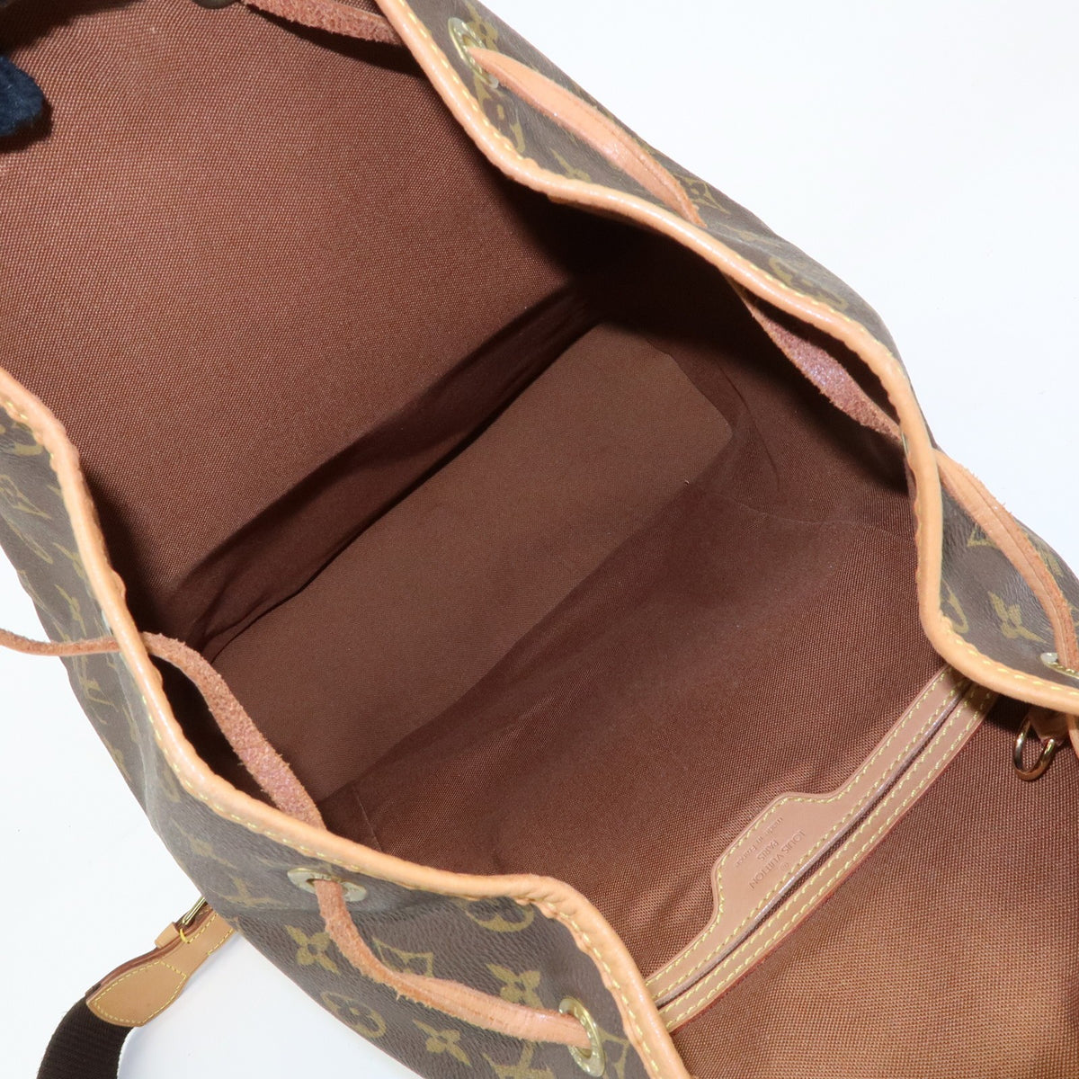 Louis Vuitton Vintage Montsouris Monogram Canvas Brown Canvas Backpack Bag (Pre-Owned)