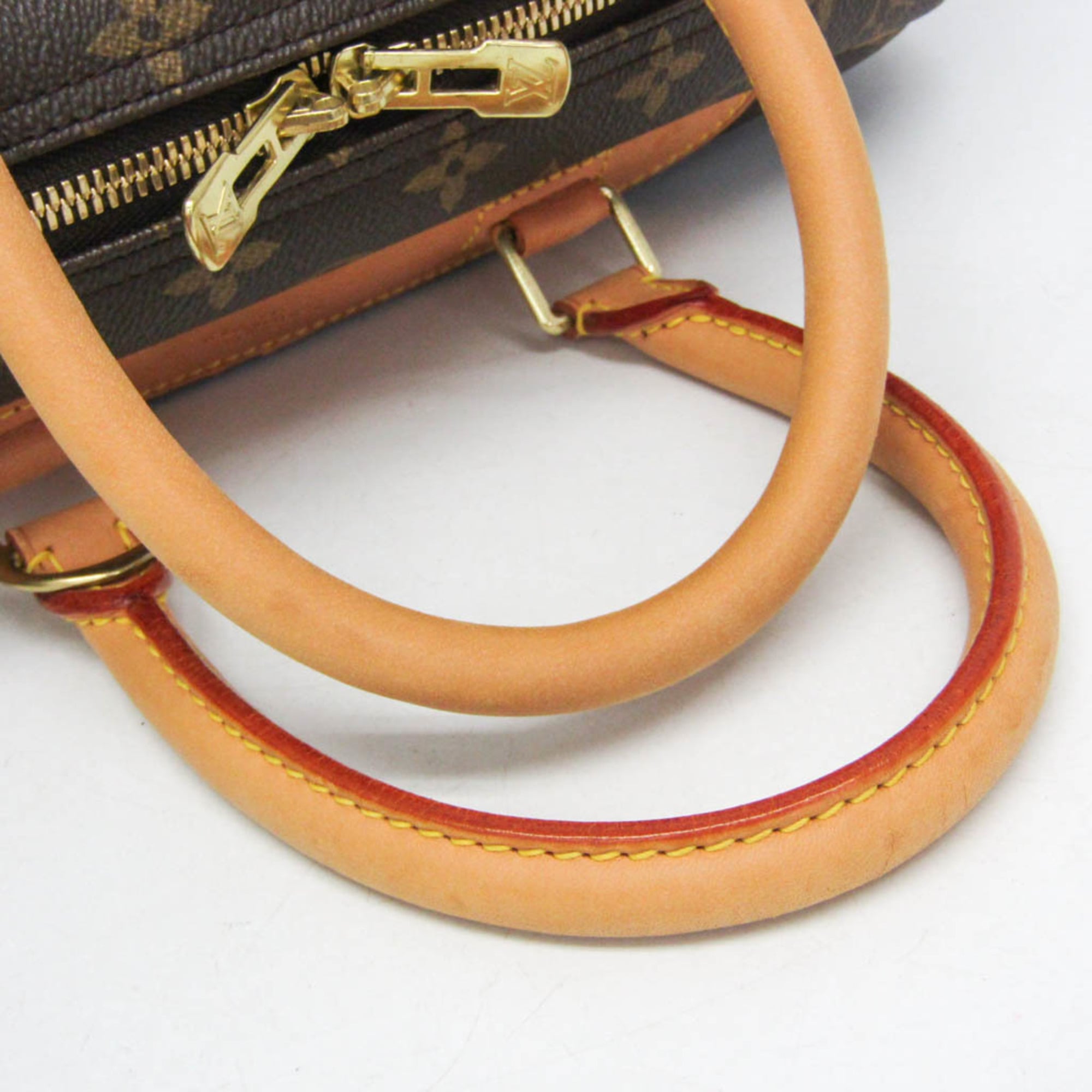Louis Vuitton Deauville Monogram Brown Canvas Handbag (Pre-Owned)