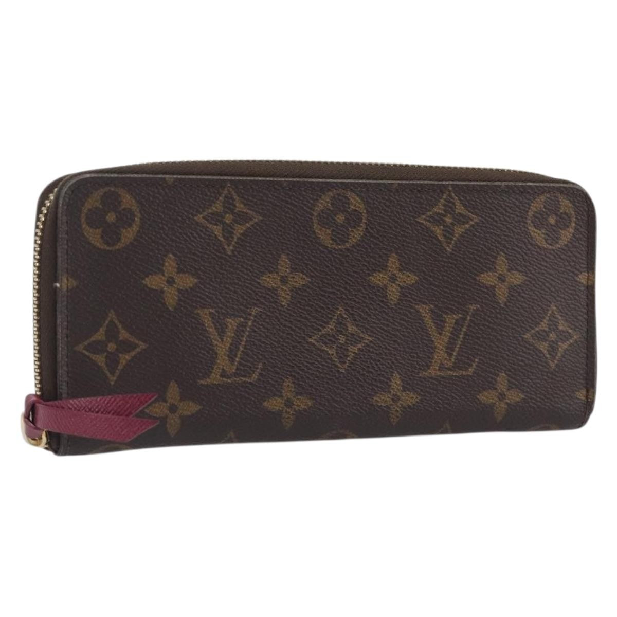 Louis Vuitton Clemence Monogram Canvas Brown Canvas Wallets Accessory (Pre-Owned)