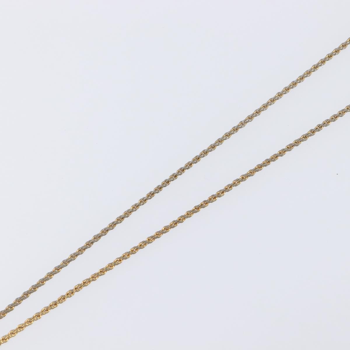 Christian Dior Vintage Cd Pendant Metal Gold Metal Necklace Jewelry (Pre-Owned)