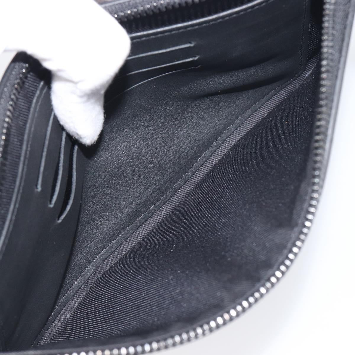 Louis Vuitton Discovery Pochette Monogram Shadow Leather Black Leather Clutche & Pouche Bag (Pre-Owned)