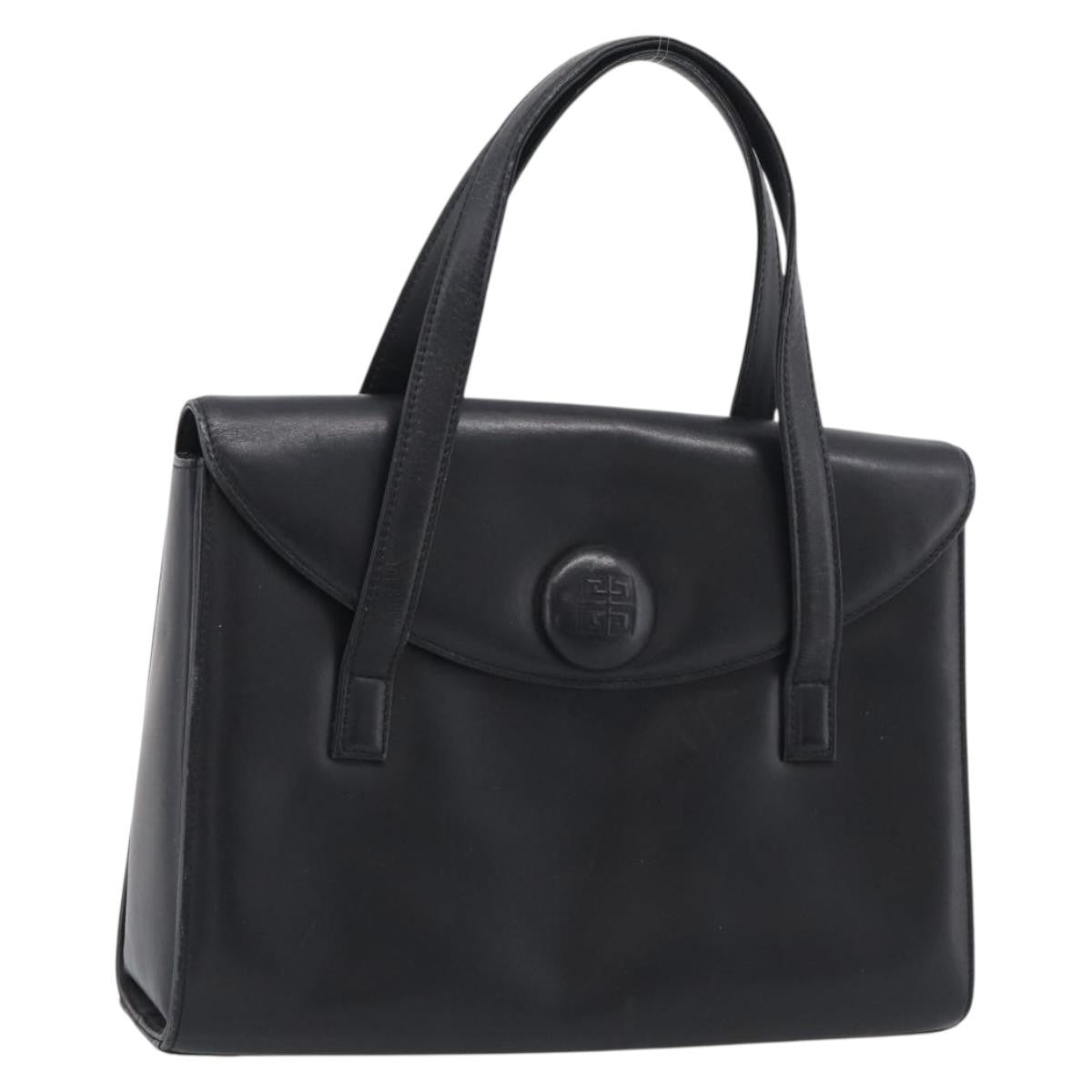 Givenchy Handbag Leather Black Leather Handbag (Pre-Owned)