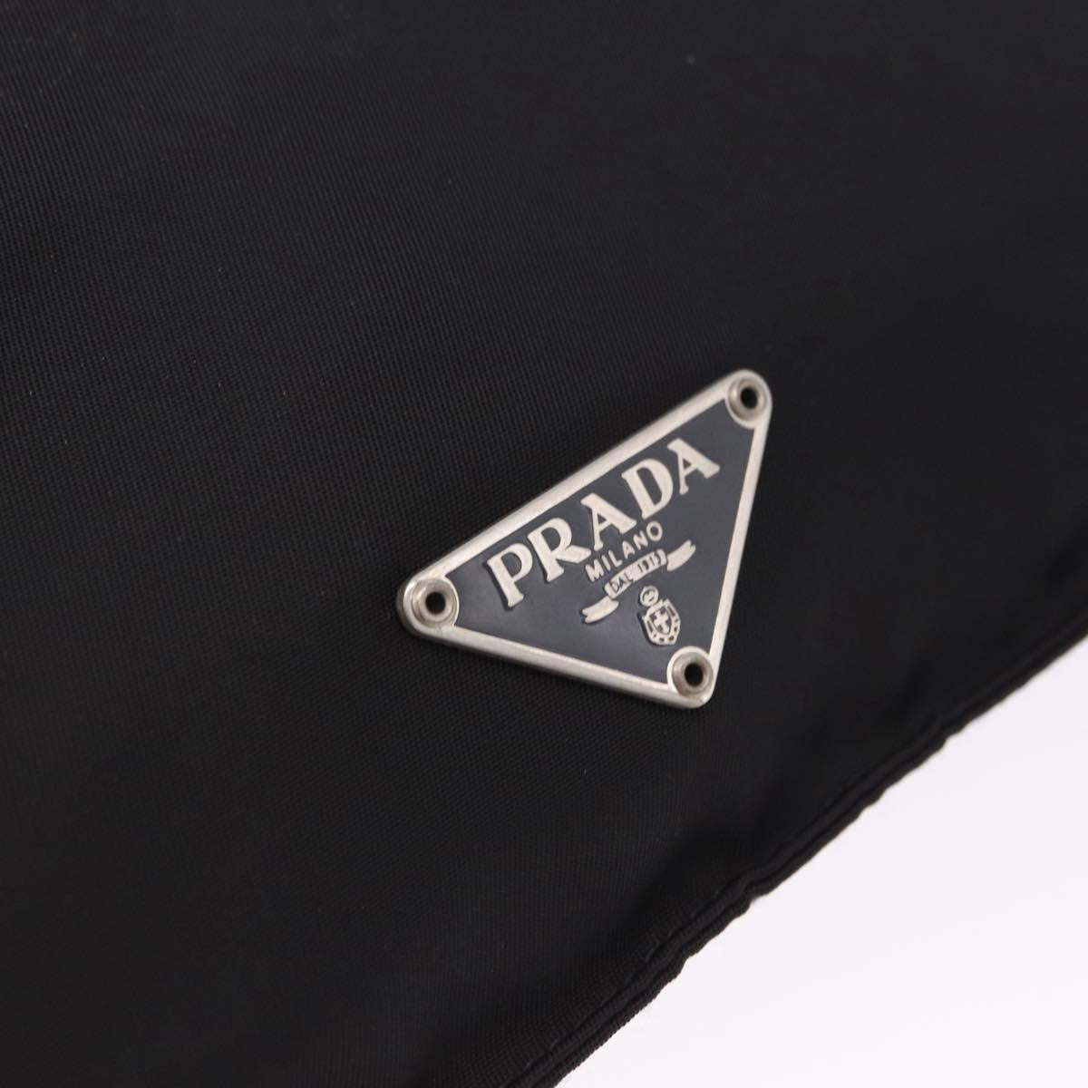 Prada Shoulder Tessuto Black Nylon Shoulder Bag Bag (Pre-Owned)