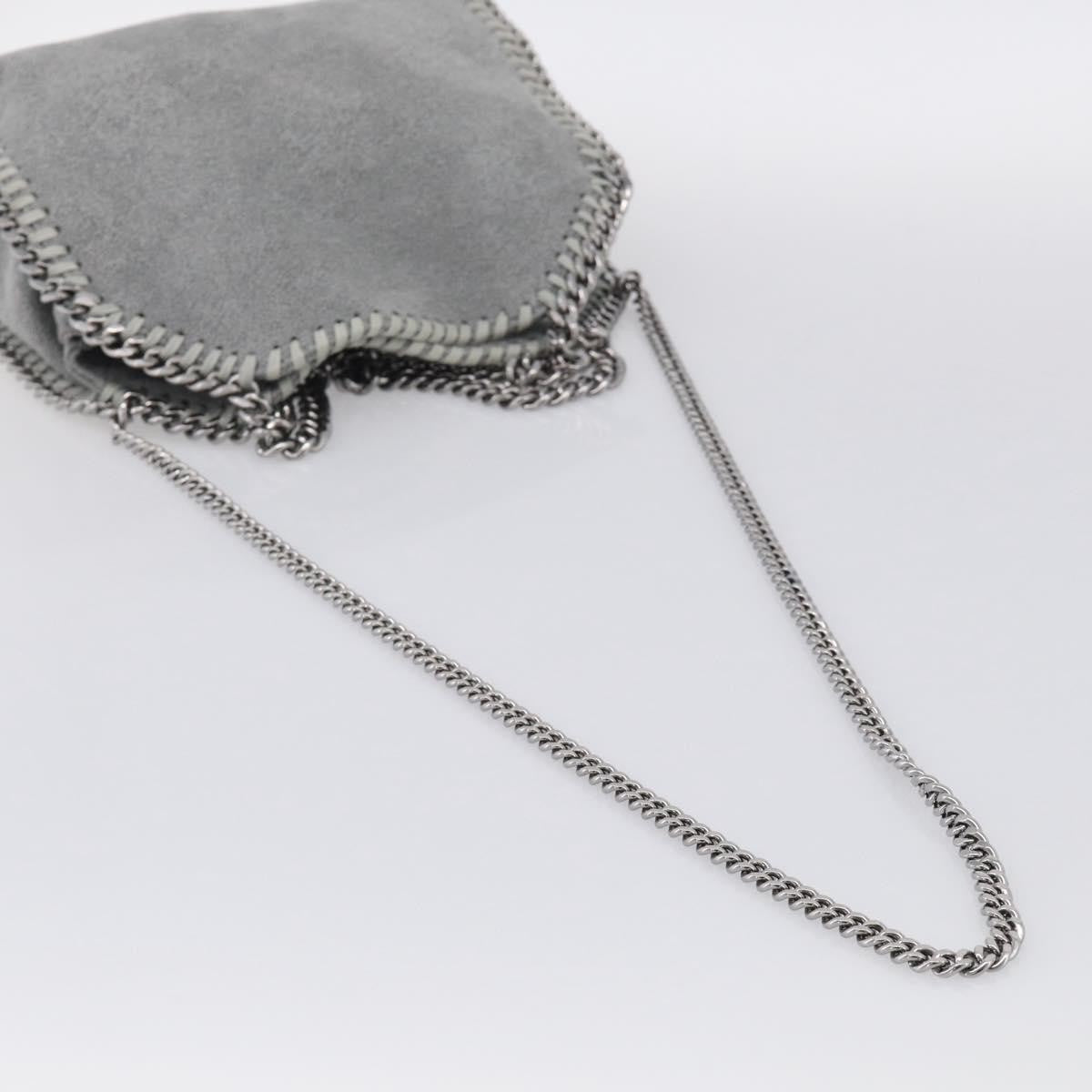 Stella Mccartney Falabella Tote Suede Gray Suede Crossbody Bag Bag (Pre-Owned)