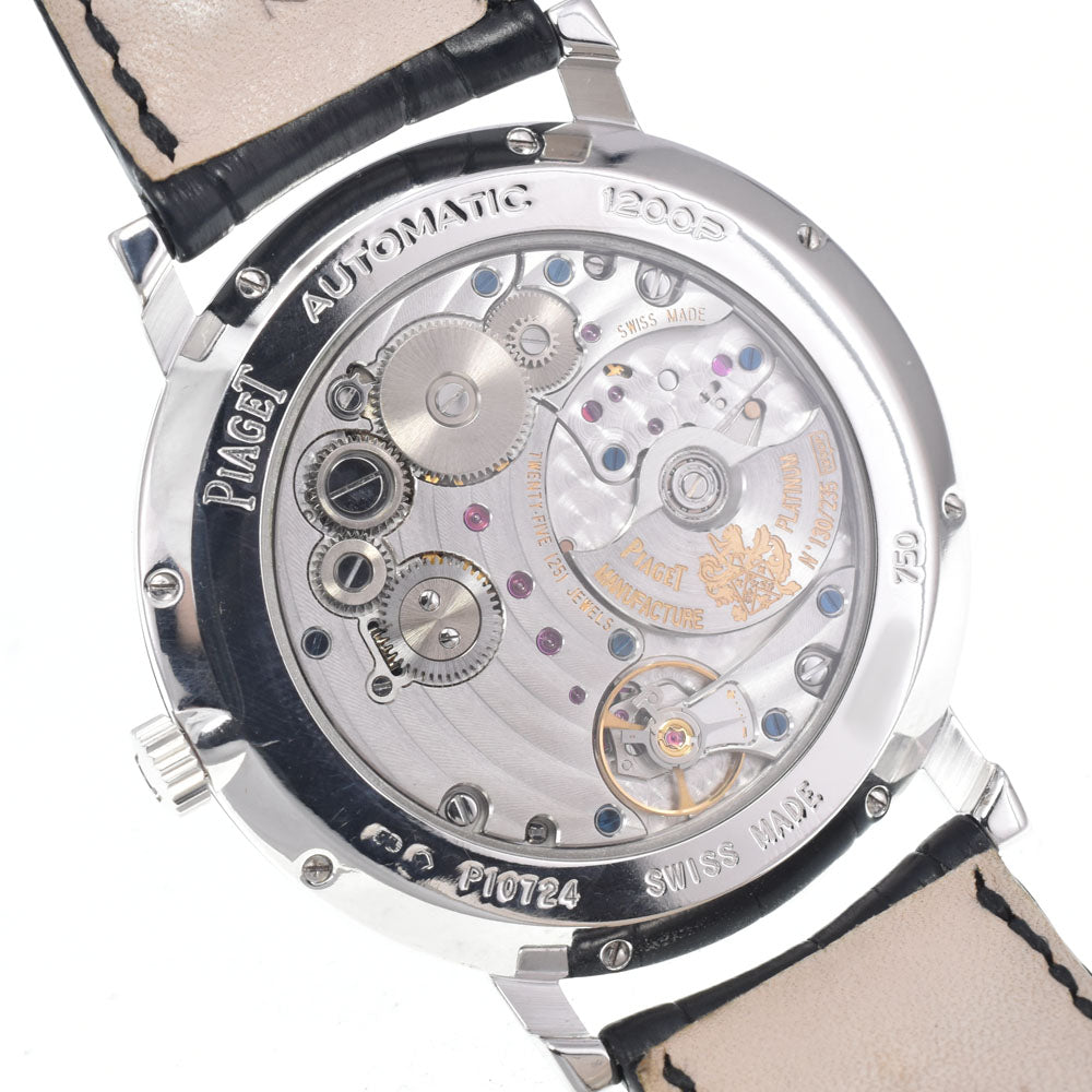 Piaget Altiplano 60Th Anniversary Automatic White Gold And Alligator Watch (Pre-Owned)