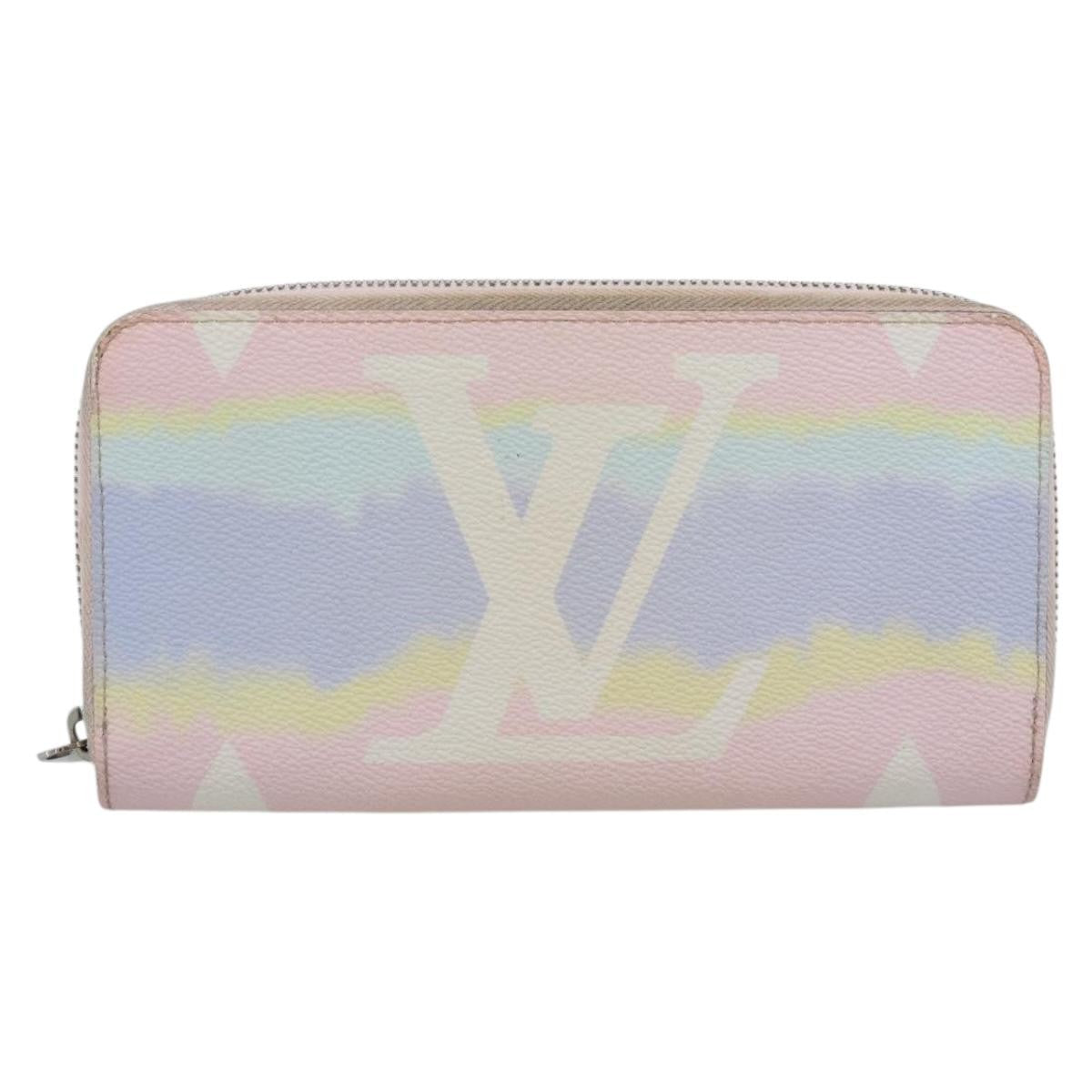Louis Vuitton Zippy By The Pool Monogram Giant Pink Canvas Wallets Accessory (Pre-Owned)