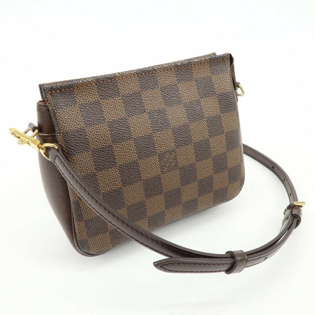 Louis Vuitton Trousse Make Up Damier Brown Canvas Clutche & Pouche Bag (Pre-Owned)