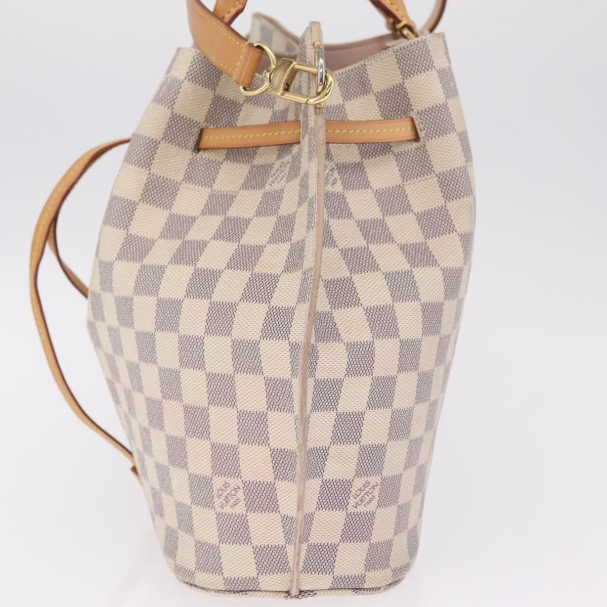 Louis Vuitton Girolata Damier White Canvas Handbag (Pre-Owned)